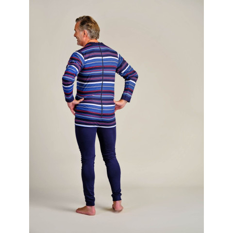 Grenouillère homme manches et jambes longues à motif - 4Care