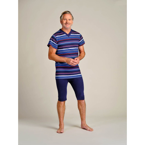 4Care - Grenouillère homme manches et jambes courtes à motifs