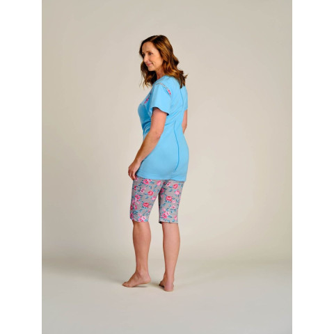 4Care - Grenouillère femme manches et jambes courtes à motifs
