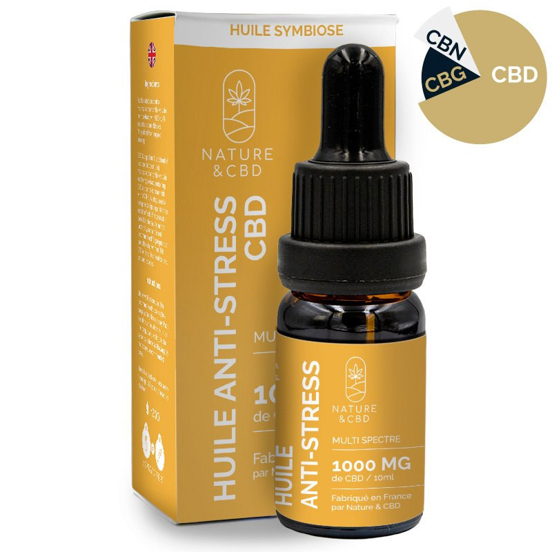 Huile Anti-stress au CBD 10% - Symbiose|SENIOR MEDICAL