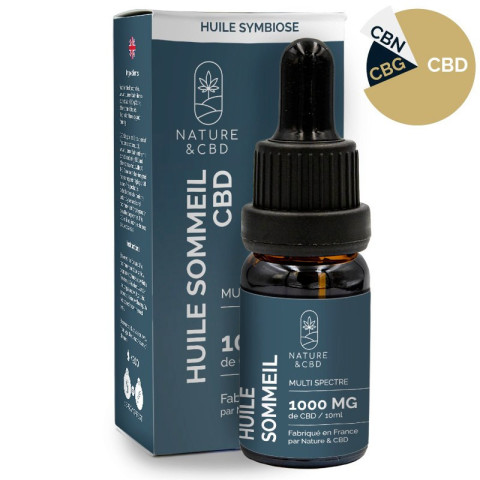 Huile Sommeil au CBD 10% - Symbiose|SENIOR MEDICAL