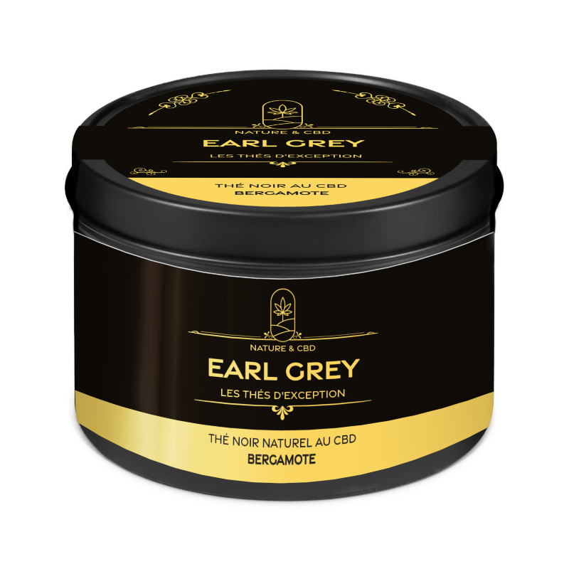 Thé Noir au CBD Earl Grey - Détente - 100g |SENIOR MEDICAL