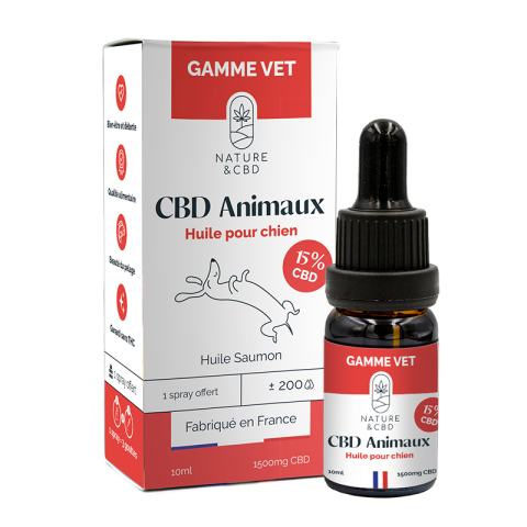 Huile CBD Animaux 15% - chien | SENIOR MEDICAL