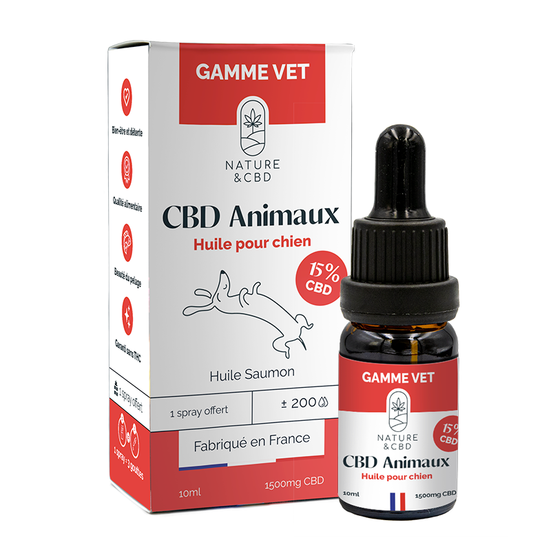 Huile CBD Animaux 15% - chien | SENIOR MEDICAL