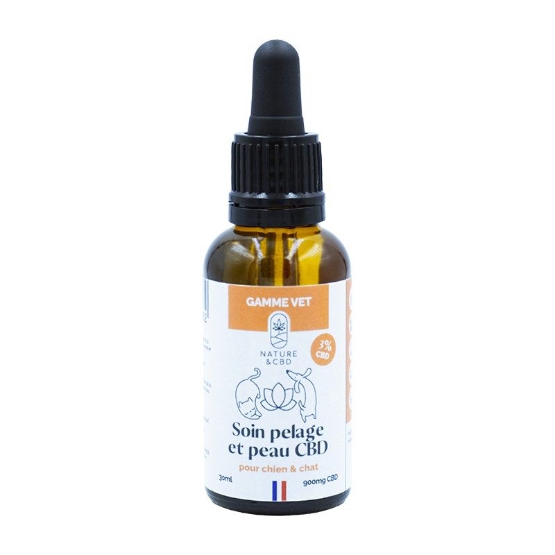 Soin peau et pelage CBD 3% - Chien & Chat - 100 ml| SENIOR MEDICAL