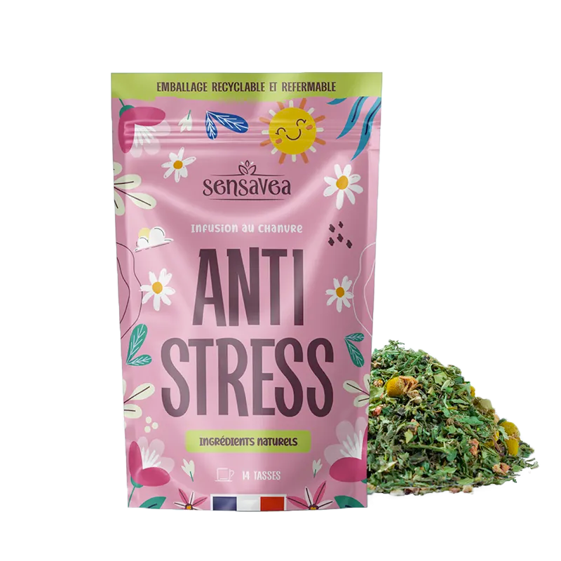 Infusion Anti Stress CBD – Hemeka (25 grammes)| SENIOR MEDICAL