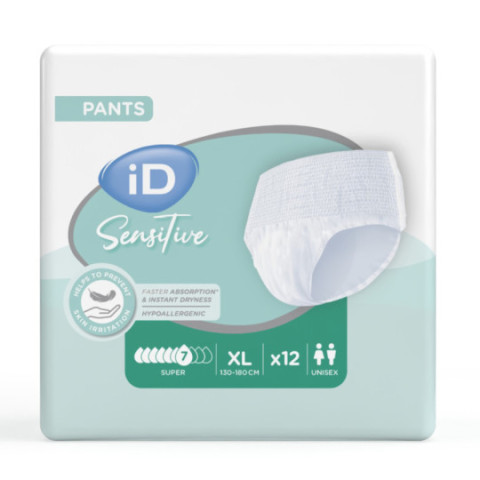 iD Sensitive Pants XL Super - Slip Absorbant / Pants