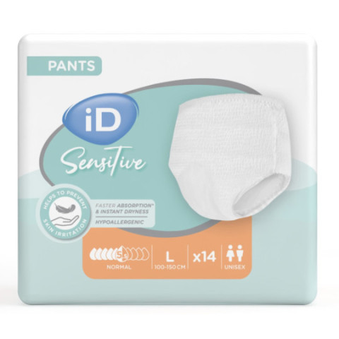 iD Sensitive Pants L Normal - Slip absorbant / Pants