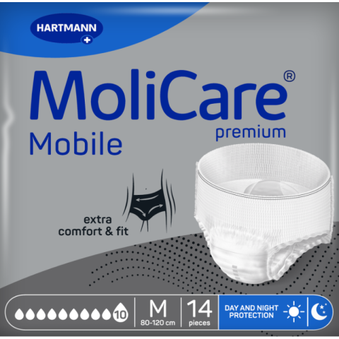 Molicare Mobile Medium 10 Gouttes - Slip Absorbant Douillet