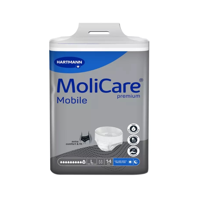 Couche Culotte Adulte Molicare Mobile - L 10 gouttes| Senior Médical