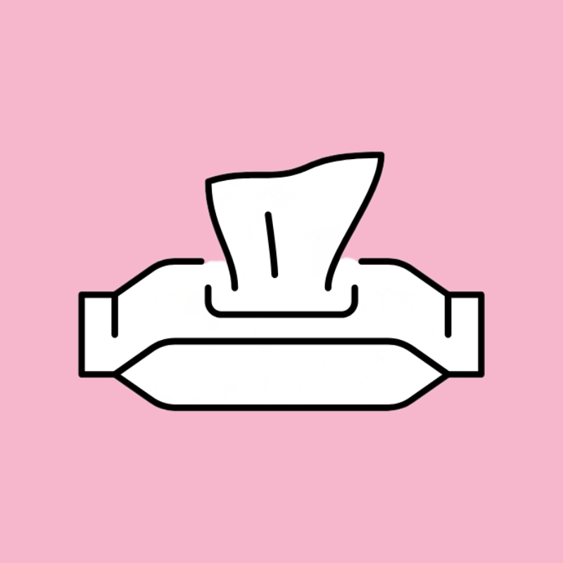 Lingettes imprégnées